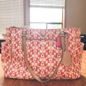 Coach diaper bag
